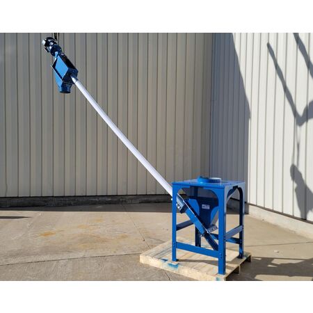 3" diameter x 10' long Carolina Conveying, Mild Steel Flexible Screw Conveyor, 3 HP, 230/460 V. - Image 2