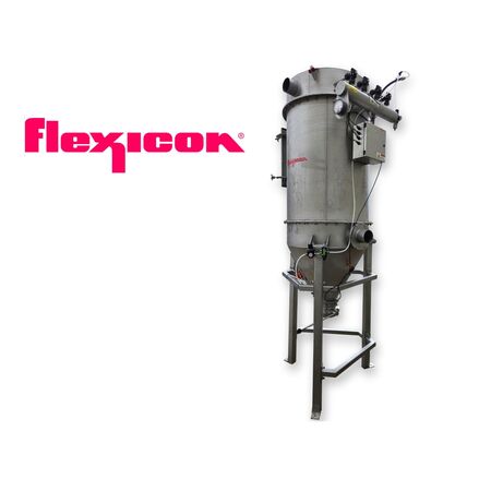 2000 cfm Flexicon, Stainless Steel Pulse-Jet Filter Receiver, 290 sq.ft., 36" diameter x 126" tall assembled - Image 1