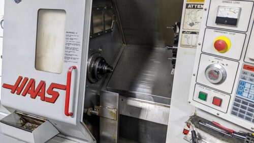 Haas #SL-20, CNC lathe, 3-jaw chuck, 2000 - Image 9