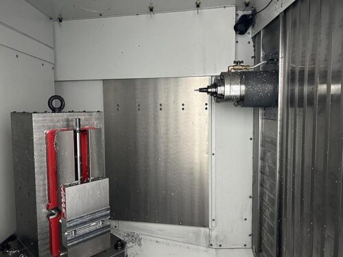 Haas #EC-400, CNC horizontal machining center, 50+1 side mount tool changer, 22" X, 25" Y, 22" Z, 15000 RPM - Image 1