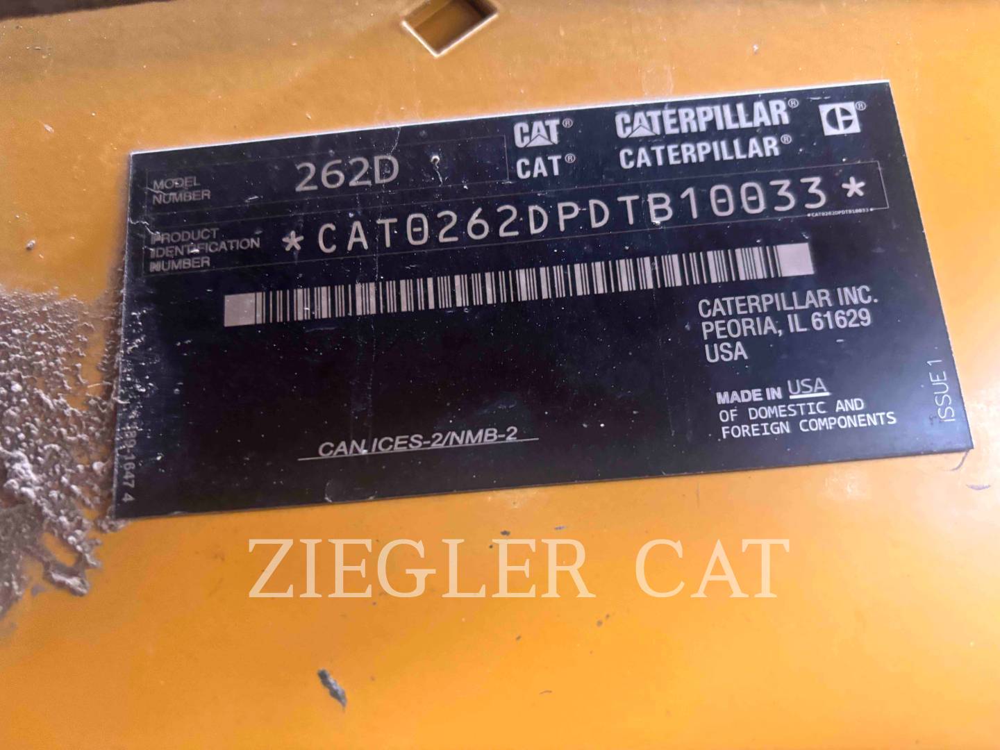 Cat 262D, Skid Steer Loader, 2023 hours, S/N: DTB10033, 2019 - Image 6
