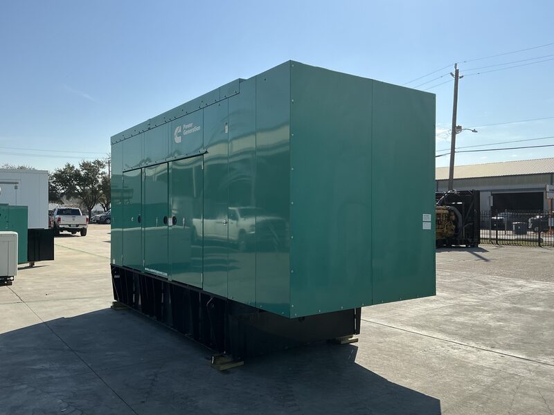 500 KW Cummins #DFEK, diesel generator set, 277/480 Volts, 3-phase, 755 HP @ 1800 RPM, QSX15-G9 engine, Tier - Image 2