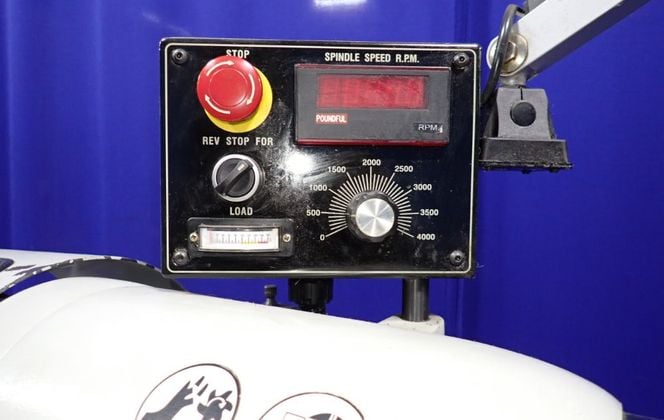 18" x 12" Victor #618-EVS, Lathe, 1" bore, 3.25 HP, tailstock, 440 V. - Image 5