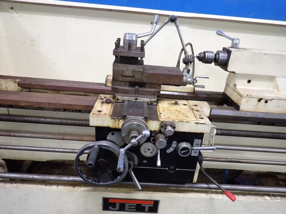 80" x 18" Jet #GH-1880ZX, Gap Bed Lathe, 3.5" bore, 3 jaw 10" chuck, 230/460 V., tailstock - Image 3