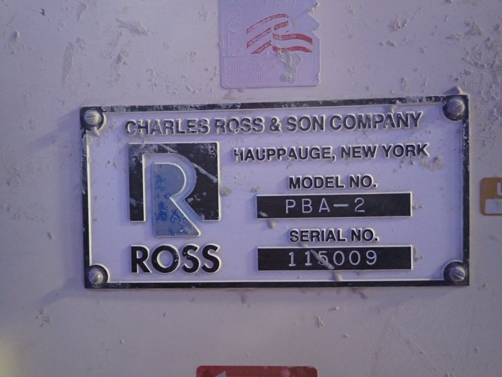 Charles Ross & Son #PBA-2, disperser - Image 7