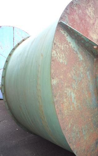 8.5'-9' Cyclone Dust Collector, 240" -6" overall length, 149" cone length, 61" body length, 18" top - Image 7