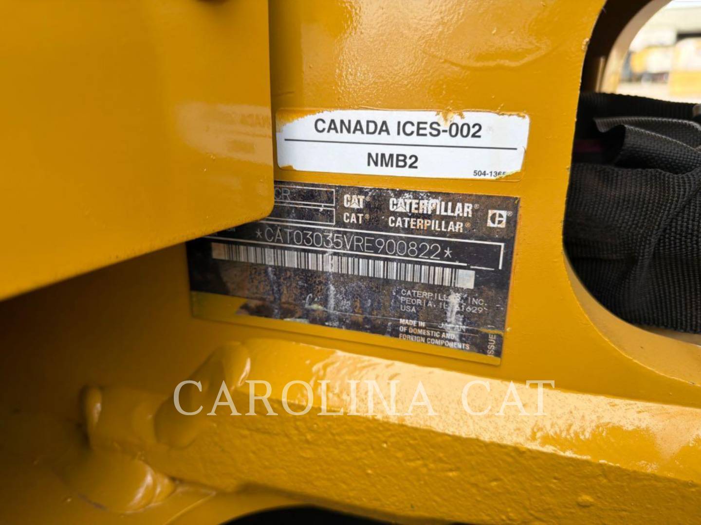 Cat 303.5CRABT, Mini Excavator, 1599 hours, S/N: RE900822, 2022 - Image 6