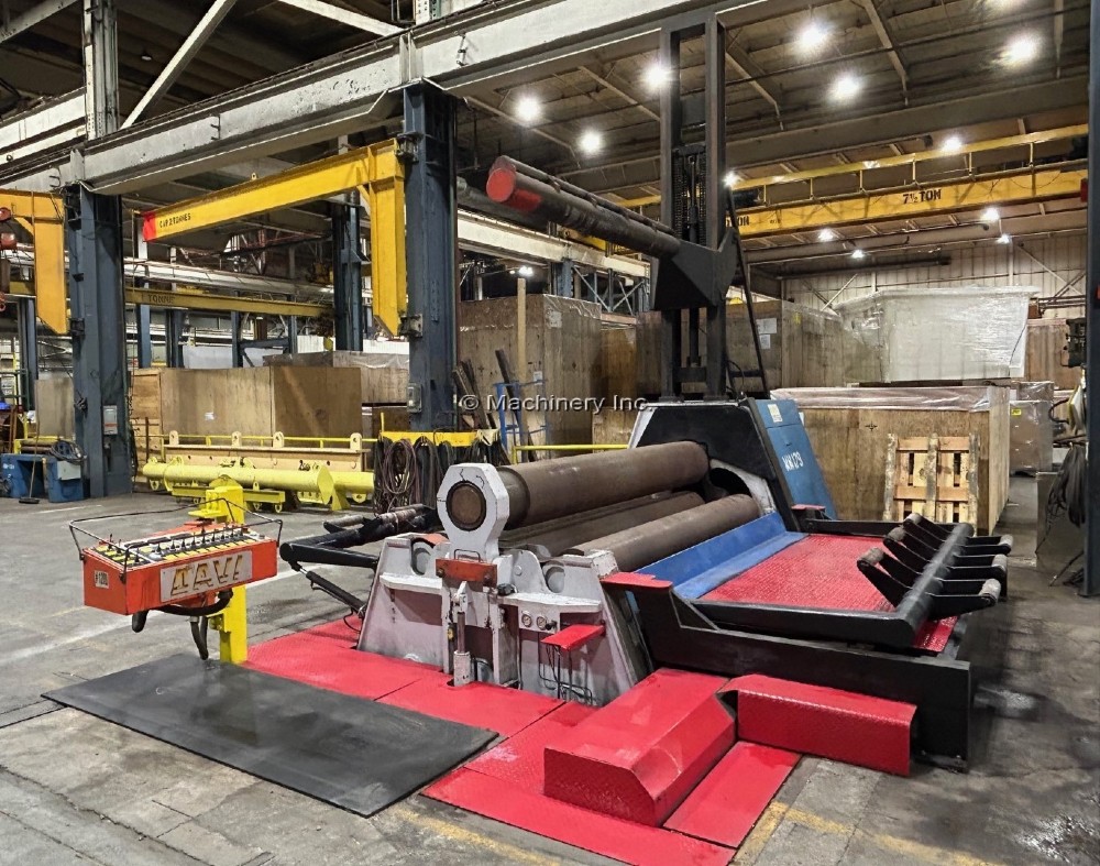 120" x 1.25" Davi #MCB3041, 4-rolls plate bending roll, 1992, #2189 - Image 1