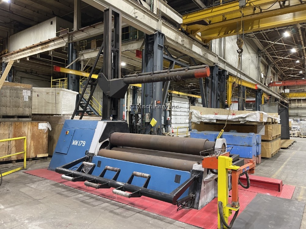 120" x 1.25" Davi #MCB3041, 4-rolls plate bending roll, 1992, #2189 - Image 3