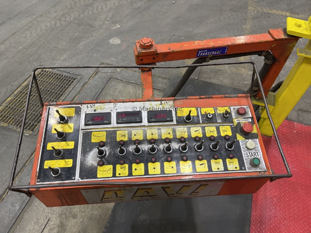 120" x 1.25" Davi #MCB3041, 4-rolls plate bending roll, 1992, #2189 - Image 5