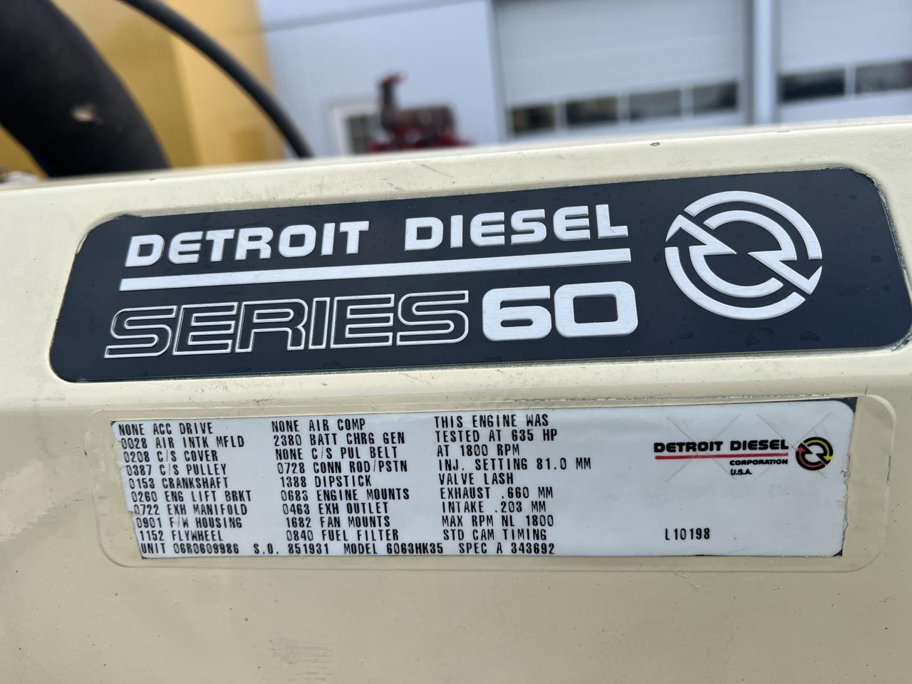 400 KW Detroit #400REOZD, Diesel Generator, 14 Liter Series 60 Detroit Diesel Engine, 1800 RPM, 480 Volts - Image 9