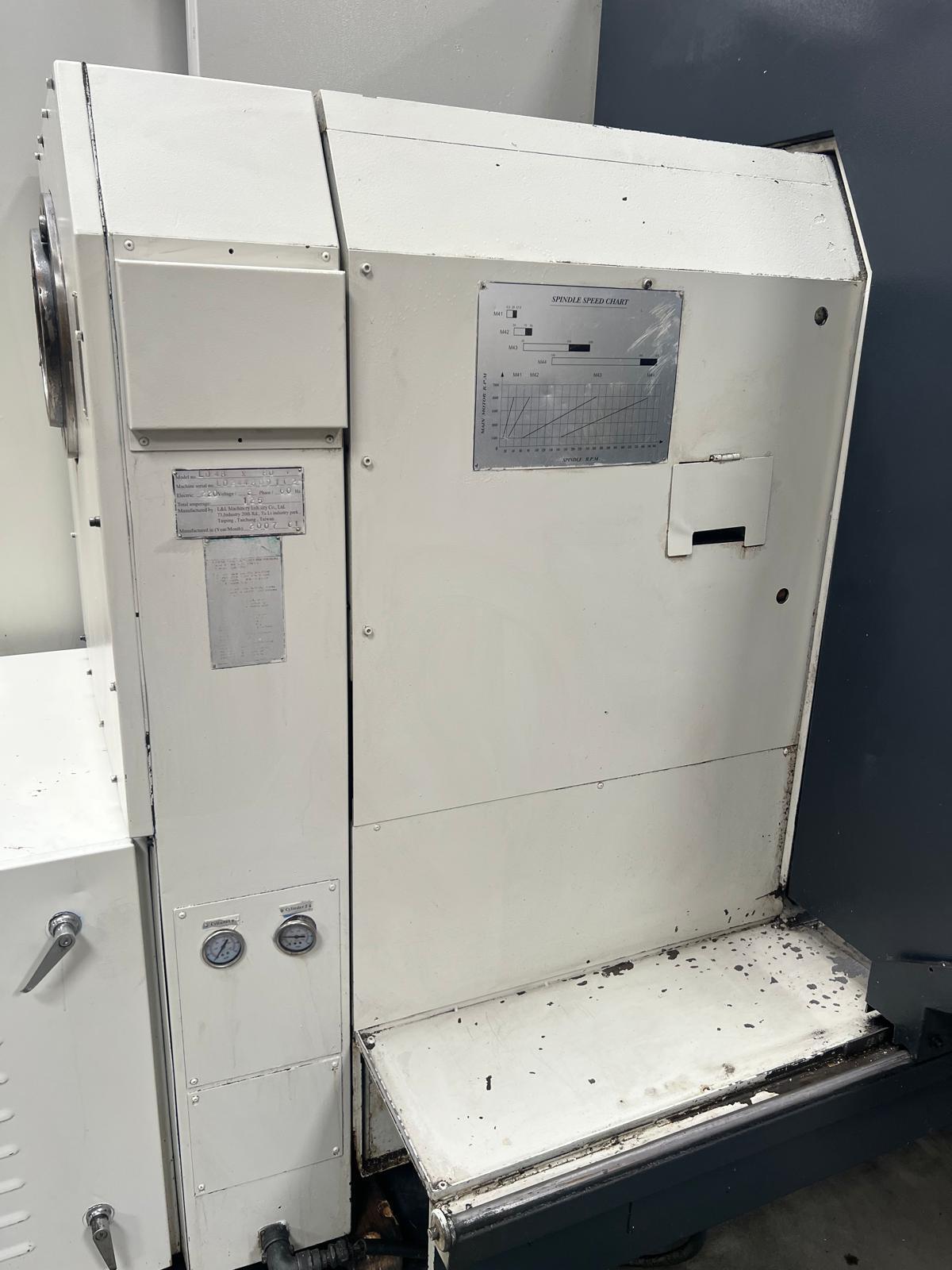 48" x 80" Kingston #LD48X80, CNC Oil Country Lathe, 9" bore, 50 HP, Fanuc 21iTF, tailstock, 2007, AS IS - Image 10