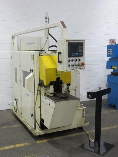 3" McKee Addison #FM-70 RF+RS-VS, tube end former, large capacity, ram form & rotary spin - Image 2
