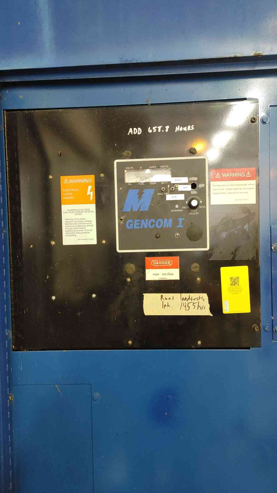 20 KW Magnetek #RD250, Diesel Generator, 1 & 3PH, 3.9L Perkins engine, 1455 Hrs - Image 5