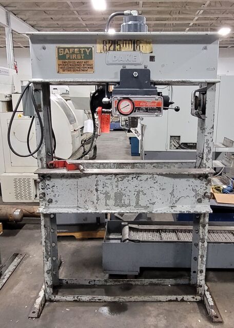 75 Ton, Dake #05-075, Elec-Draulic H-Frame press, 2 HP, 220/440 V., 3-Phase - Image 2