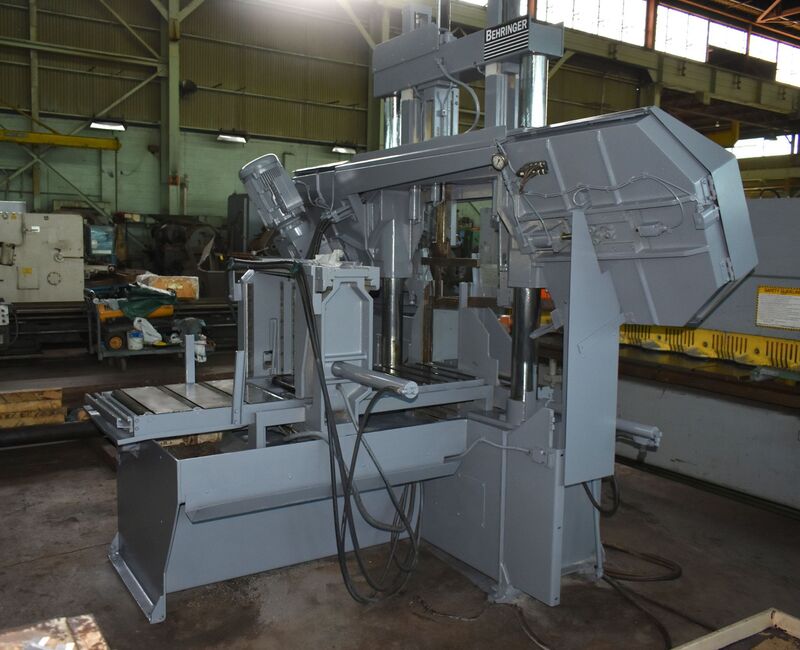 19.7" x 19.7" Behringer #HPB-513A, automatic heavy duty dual column horizontal band saw, 2012 - Image 3