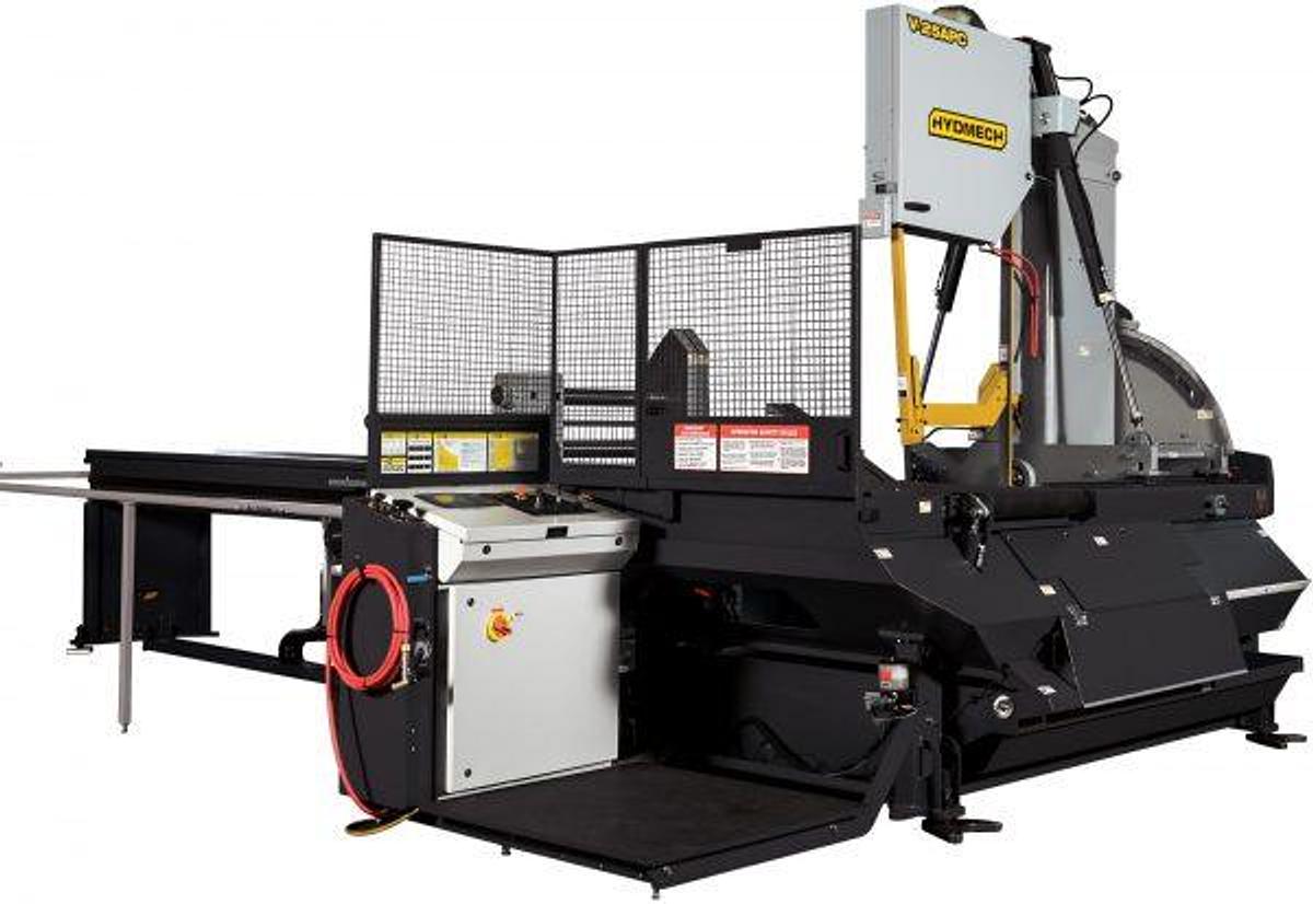 30" x 25" Hyd-Mech #V-25APC, automatic vertical bandsaw, 1-1/2" x 21-1/2" blade, 10 HP, 75-350 SFM, 60" - Image 1