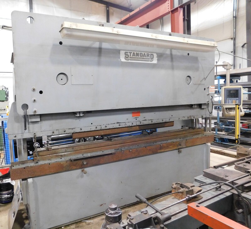200 Ton, Standard Industrial #AB200-12, CNC hydraulic press brake, 12' overall, 126" between housing, 6" - Image 1
