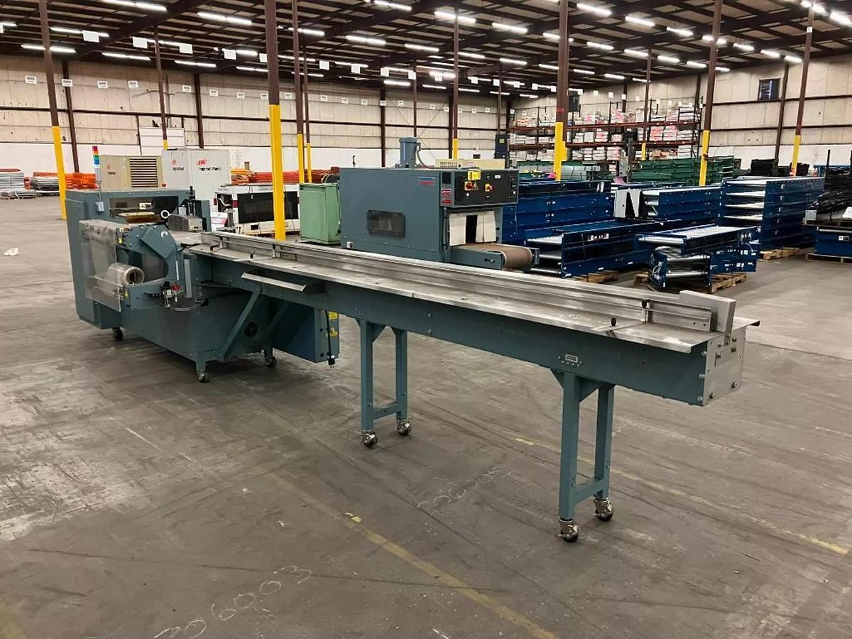 Shanklin #F-5AC, Automatic Side Seal Shrink Wrapper, 3" to 48" length, 1/2" to 16" width, 1/8" to 6" height - Image 3