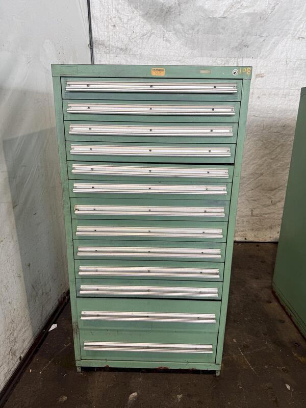 13 Drawer Stanley Vidmar cabinet - Image 1