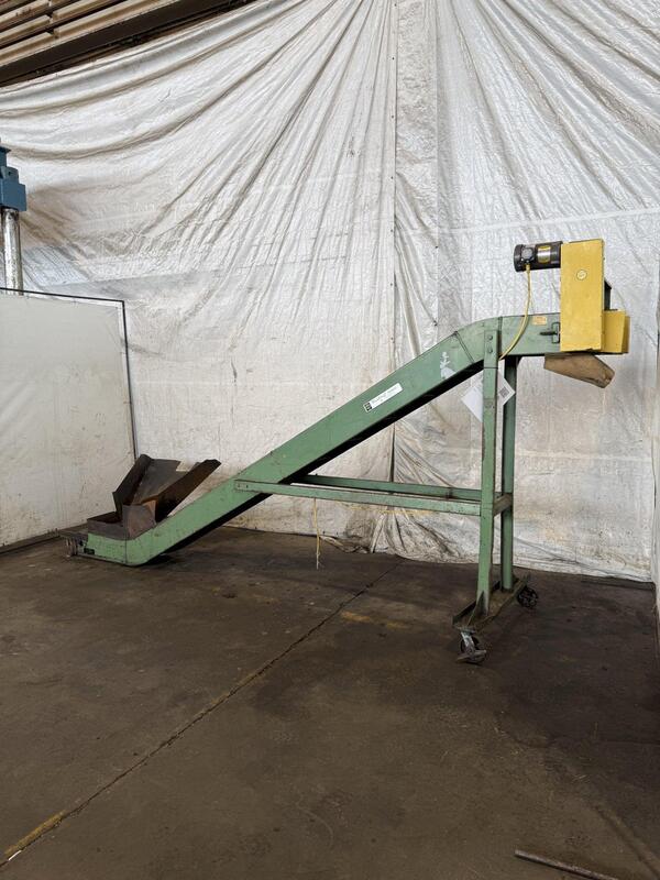 12" x 192" Wardcraft, chip conveyor - Image 1