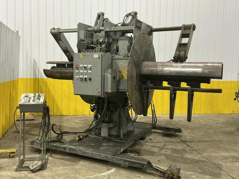 20000 lb. Colt #CHD-DR2000, double end uncoiler, 48" width, 60" outside dimensions, 20"-24" ID, Rowe coil - Image 3
