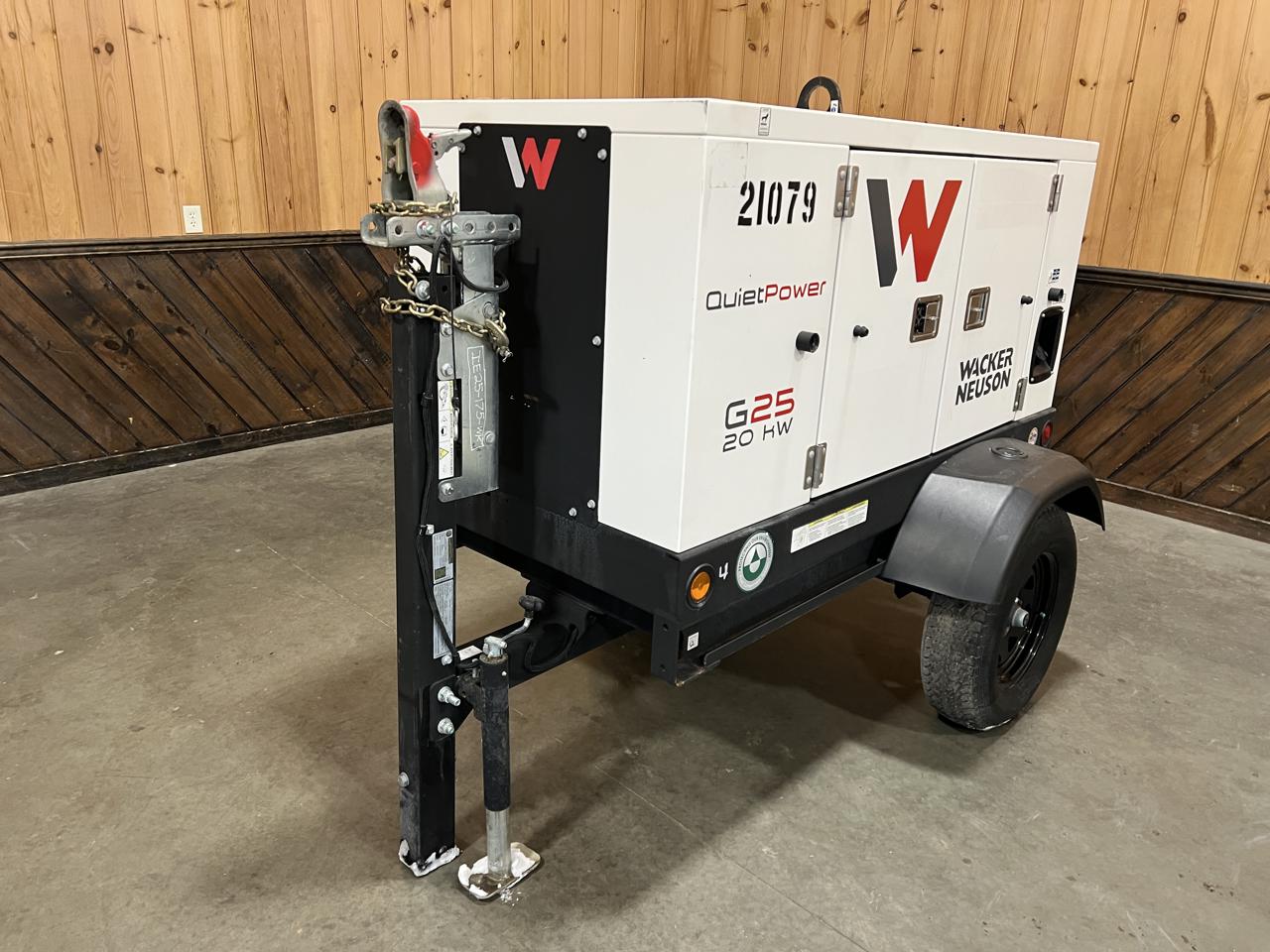 25 KW Wacker Neuson #G25, Portable Rental Grade Diesel Generator, 1800 RPM, Voltage Selector Switch, Kohler - Image 2