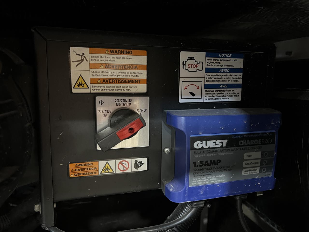 25 KW Wacker Neuson #G25, Portable Rental Grade Diesel Generator, 1800 RPM, Voltage Selector Switch, Kohler - Image 10