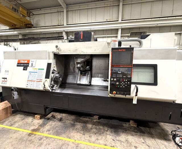 Mazak #Integrex-300-IV-S, 5-Axis CNC Mill, 24.8" X, 9" Y, 62.4" Z, 60" max. machining length, 30" max. - Image 1