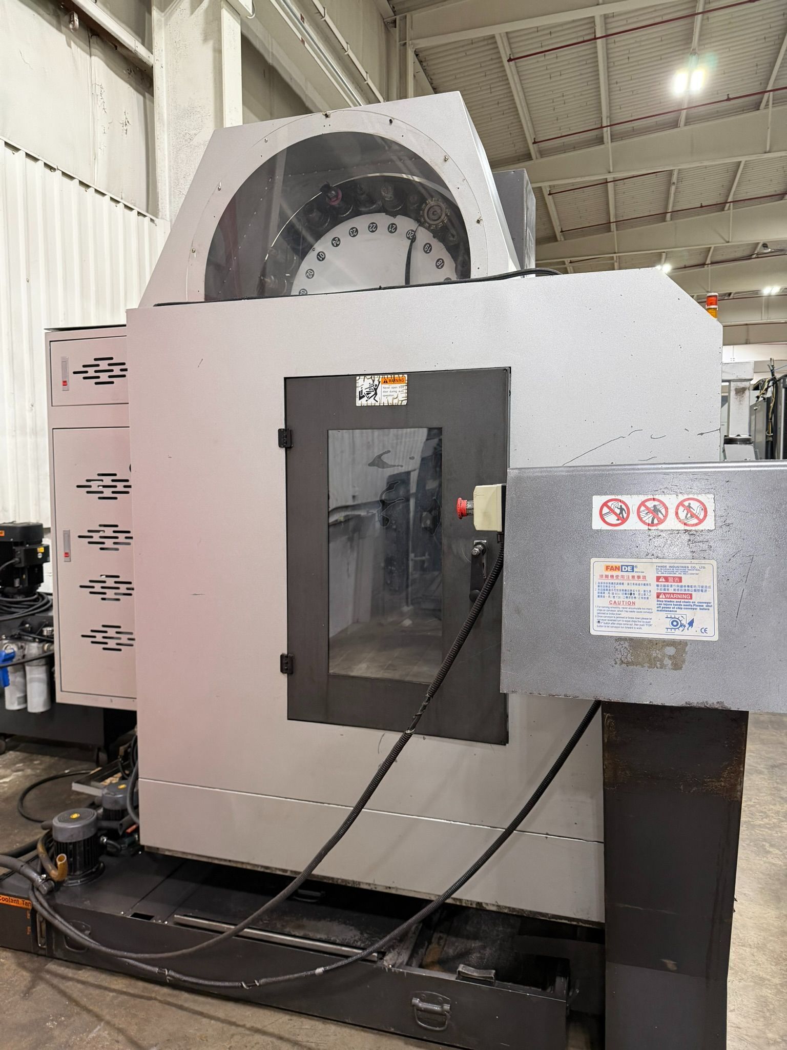 AWEA #BM-1200, 3-Axis CNC Vertical Machining Center, 47.2" X, 24.9" Y, 24.9" Z, 20 HP, 6000 RPM, 24 automatic - Image 9