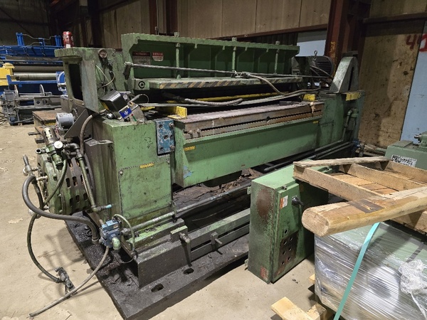 10 gauge x 5' Wysong #HS-760-RKB, Shear, 63" width, 20 hp - Image 1