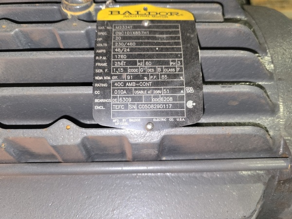 10 gauge x 5' Wysong #HS-760-RKB, Shear, 63" width, 20 hp - Image 5