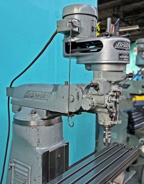 Bridgeport #Series-I, Vertical Milling Machine, 9" x 42" table, 30" X, 12" Y, 16" Z, 5" Quill, 80-2720 RPM - Image 9