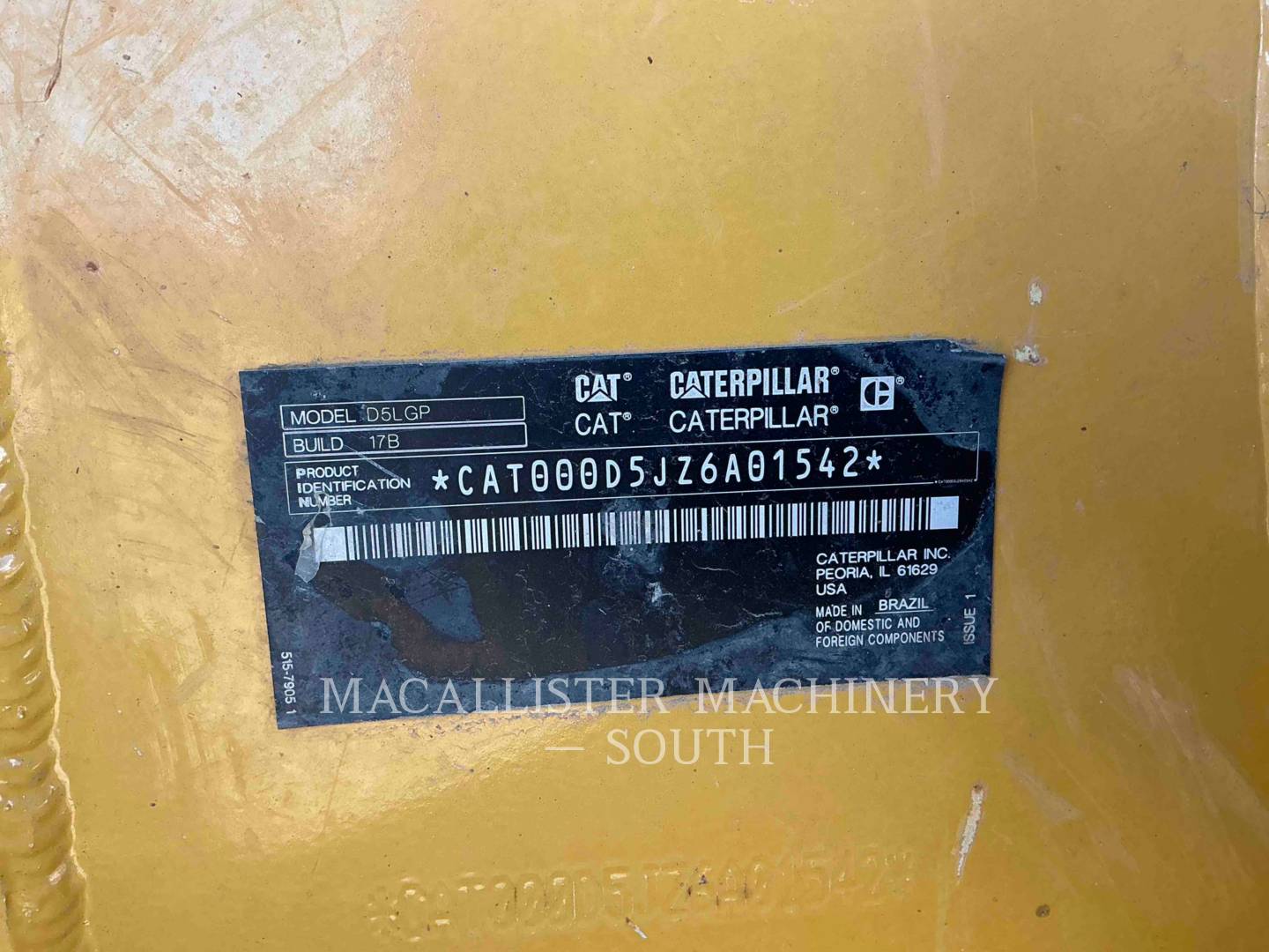 Caterpillar D5 LGP, Crawler Dozer, 2051 hours, S/N: Z6A01542, 2022 - Image 6