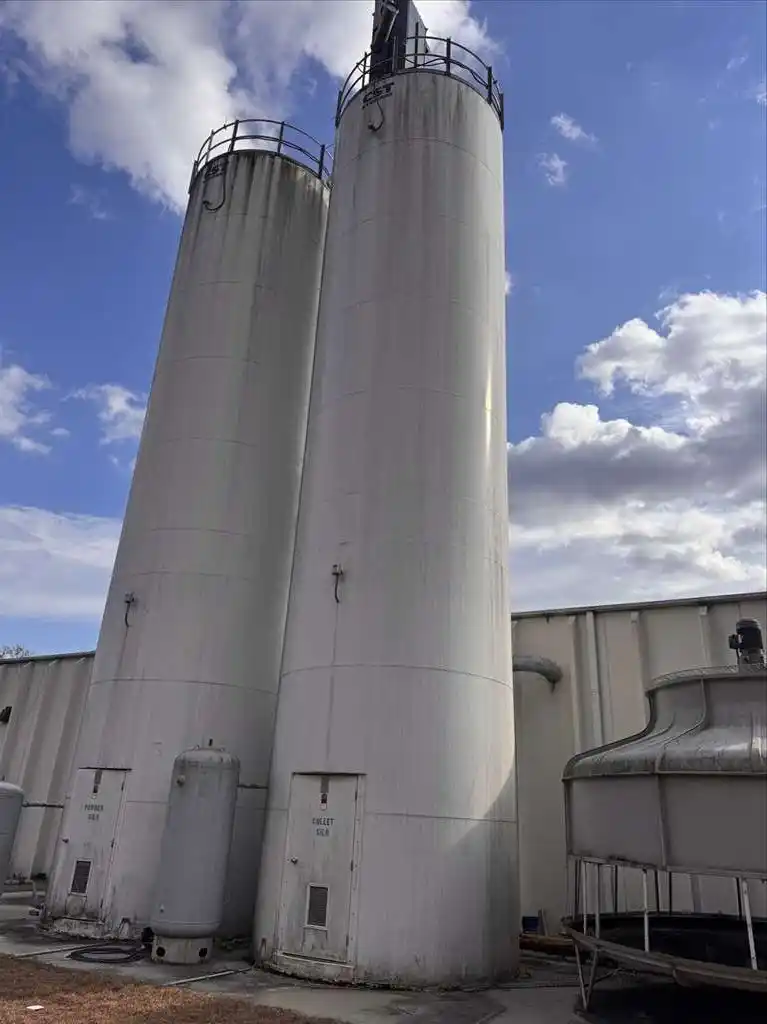 CST stoage powdered glass silo, 50' H x 11'11" x 4080 cu.ft., 2 oz/sq.in. max operating pressure, 2020 (2 - Image 4