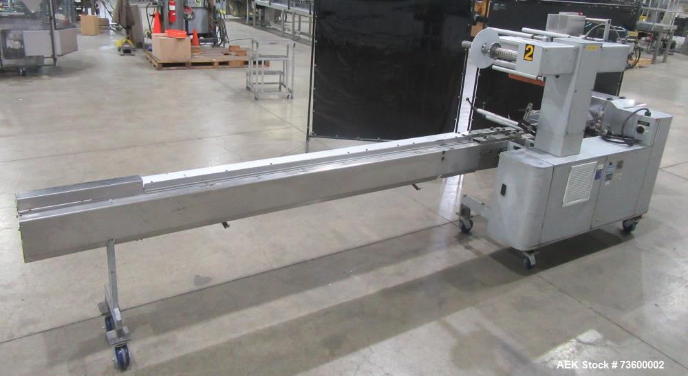 Bosch Doboy #Linium-301, Horiz Flow Wrapper, Stainless Steel, 350 PPM, conveyor, casters (3 available) - Image 6