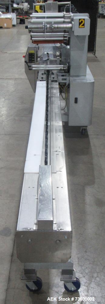 Bosch Doboy #Linium-301, Horiz Flow Wrapper, Stainless Steel, 350 PPM, conveyor, casters (3 available) - Image 8