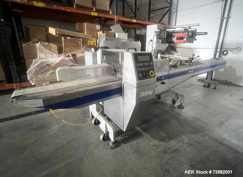 Bosch Doboy #Linium-301, Horiz Flow Wrapper, Stainless Steel, 100 PPM, conveyor - Image 1