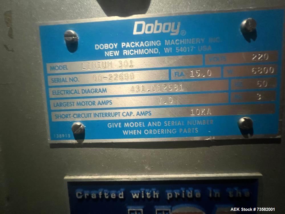 Bosch Doboy #Linium-301, Horiz Flow Wrapper, Stainless Steel, 100 PPM, conveyor - Image 5