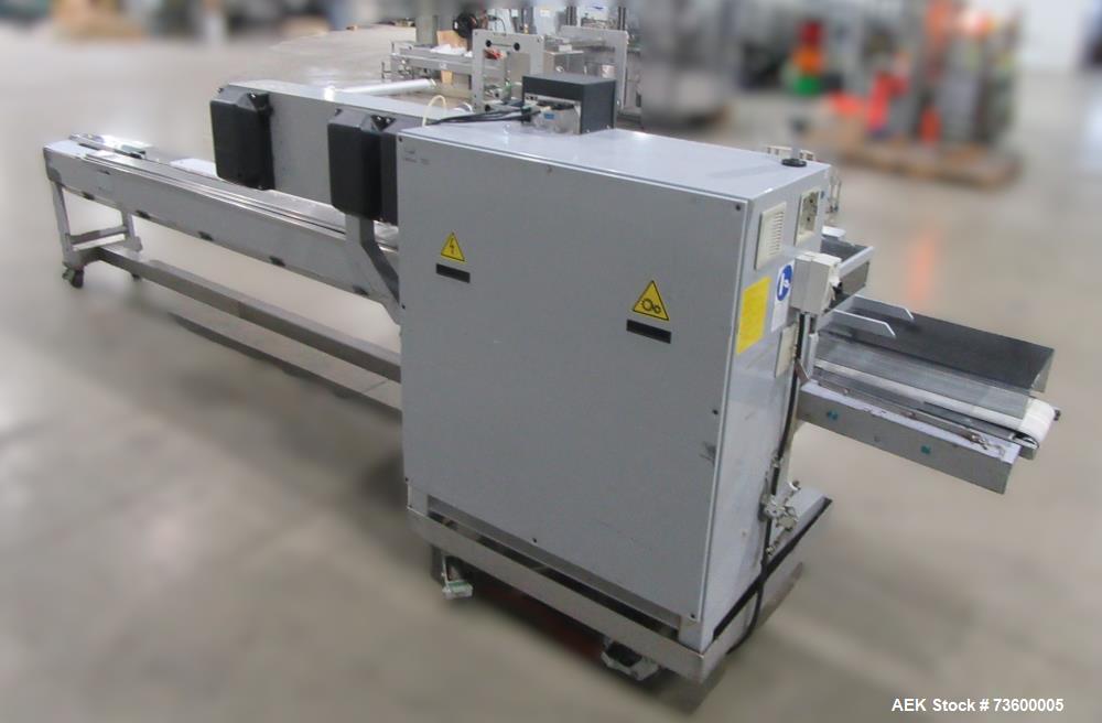 Ilapak #Carrera-1000/40, Horizontal Flow Wrapper, 250 PPM, 2-Up, Markem coder, dual web arbors, chain infeed - Image 4
