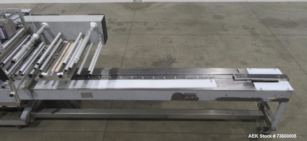 Ilapak #Carrera-1000/40, Horizontal Flow Wrapper, 250 PPM, 2-Up, Markem coder, dual web arbors, chain infeed - Image 6