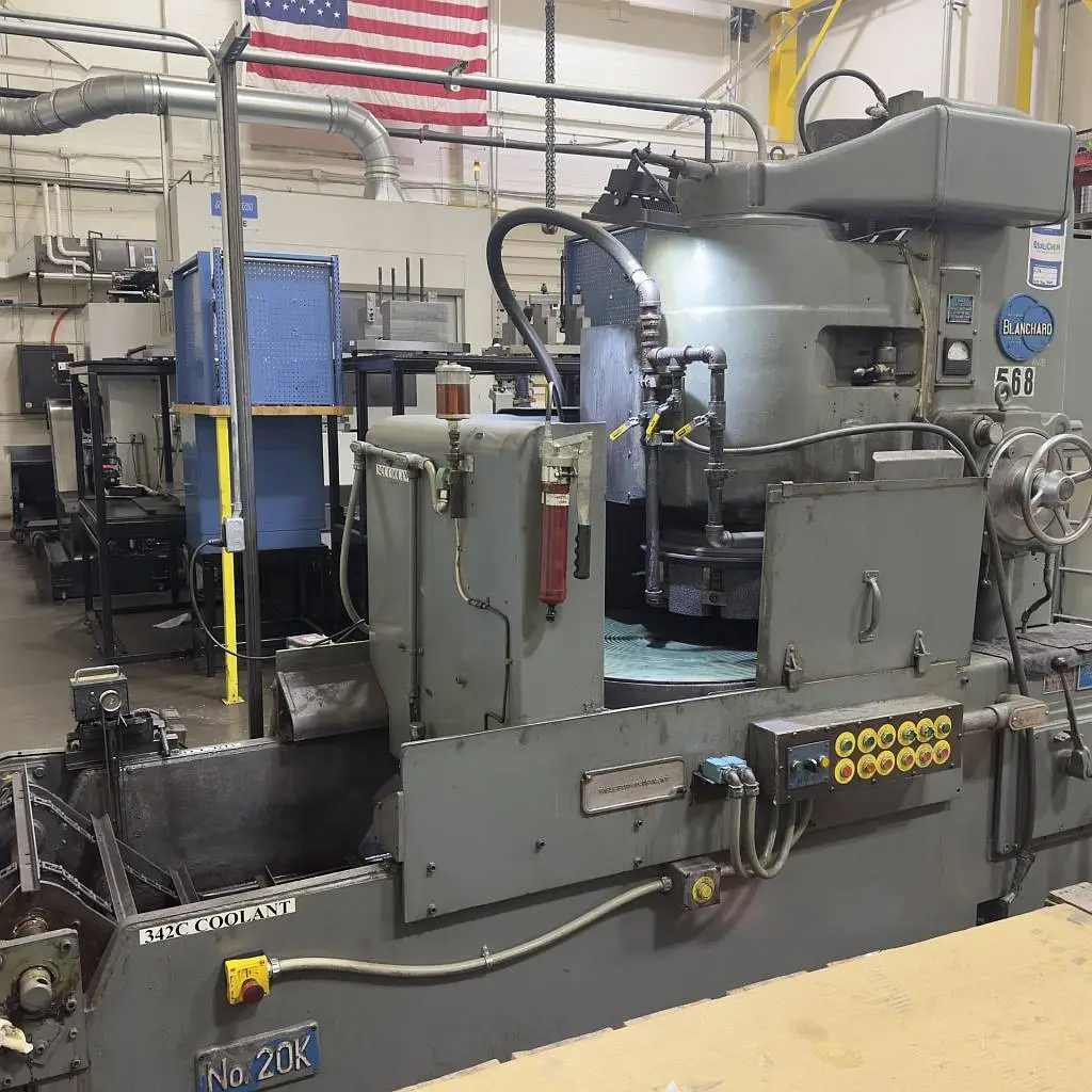 Blanchard #20K-36, rotary surface grinder, 36" magnetic chuck, 40 HP, 42" swing, 16" under wheel, 20" wheel - Image 1