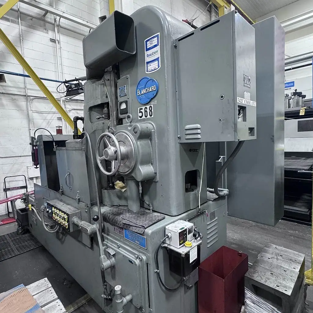Blanchard #20K-36, rotary surface grinder, 36" magnetic chuck, 40 HP, 42" swing, 16" under wheel, 20" wheel - Image 6