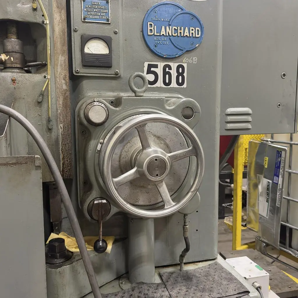 Blanchard #20K-36, rotary surface grinder, 36" magnetic chuck, 40 HP, 42" swing, 16" under wheel, 20" wheel - Image 7