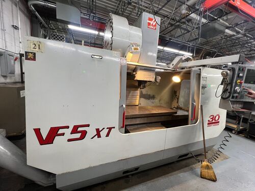Haas #VF-5/50XT, CNC vertical machining center, 30 automatic tool changer, 50" X, 26" Y, 25" Z, 10000 RPM - Image 1