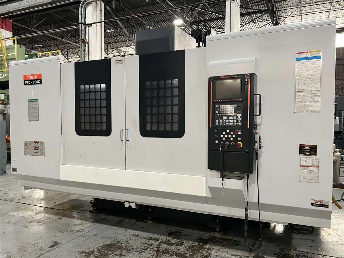 Mazak #VTC-200C, CNC vertical machining center, 24 automatic tool changer, 66" X, 20" Y, 20" Z, 12000 RPM - Image 1