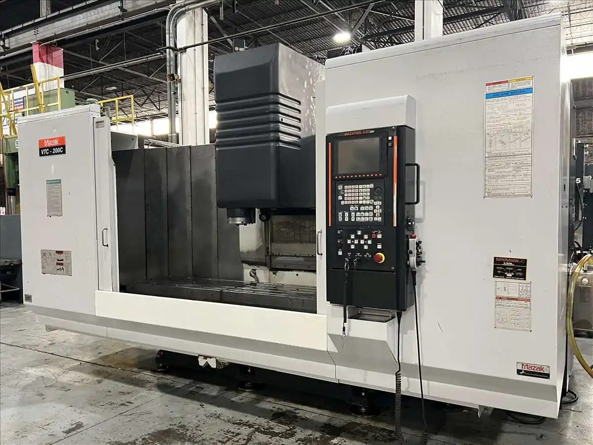 Mazak #VTC-200C, CNC vertical machining center, 24 automatic tool changer, 66" X, 20" Y, 20" Z, 12000 RPM - Image 2