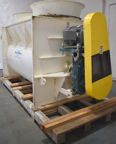 102 cu.ft. Marion Mixers, Horizontal Paddle Mixer, 8' long x 56" diameter, 30 HP Baldor motor, Dodge gearbox - Image 6