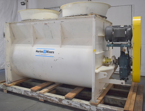 102 cu.ft. Marion Mixers, Horizontal Paddle Mixer, 8' long x 56" diameter, 30 HP Baldor motor, Dodge gearbox - Image 7