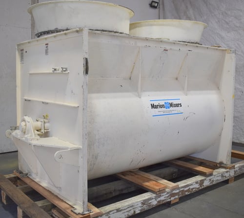 102 cu.ft. Marion Mixers, Horizontal Paddle Mixer, 8' long x 56" diameter, 30 HP Baldor motor, Dodge gearbox - Image 8